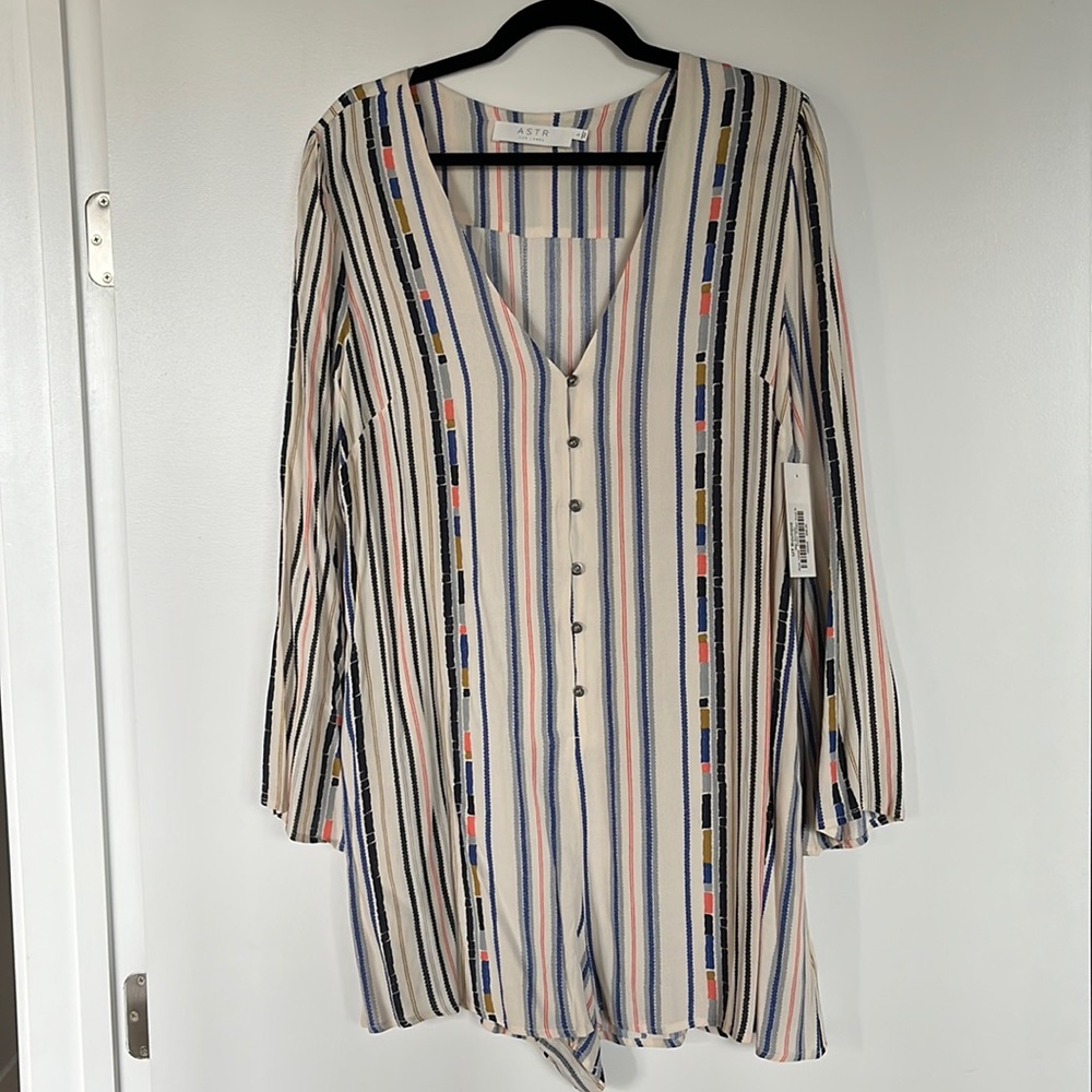 ASTR The Label ~ Striped Romper